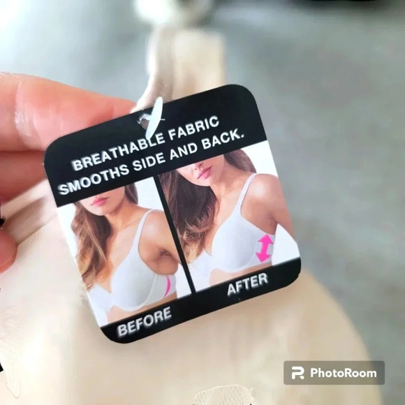 *NWT* Bali One Smooth U Side Smoothing Foam Underwire Bra Champagne Sz 40DDD/40F - Picture 5 of 6